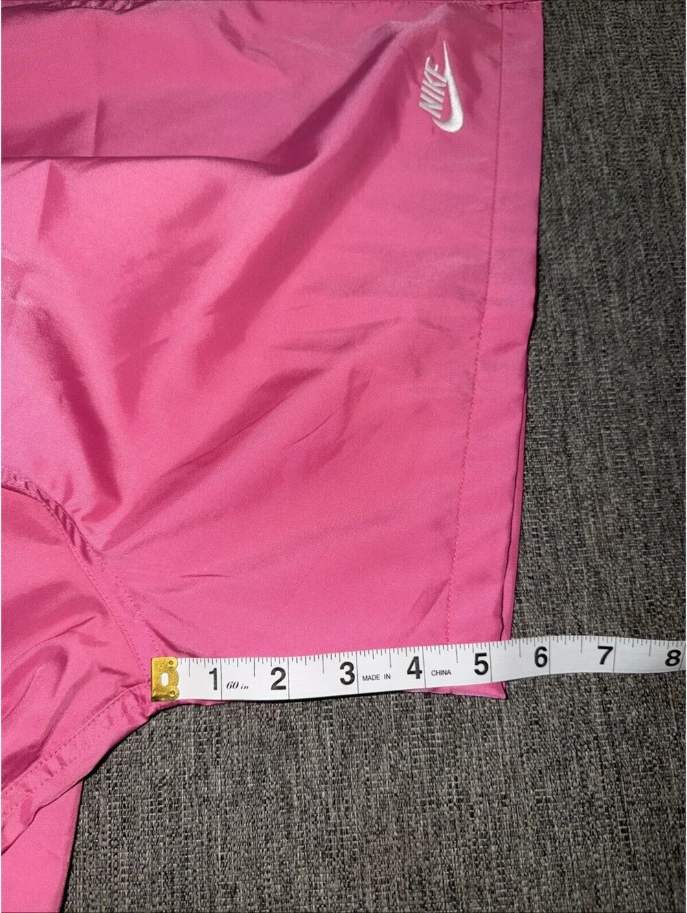 Nike Club Flow Men Large Woven Lined Shorts Pinksicle/White FN3307-684 New