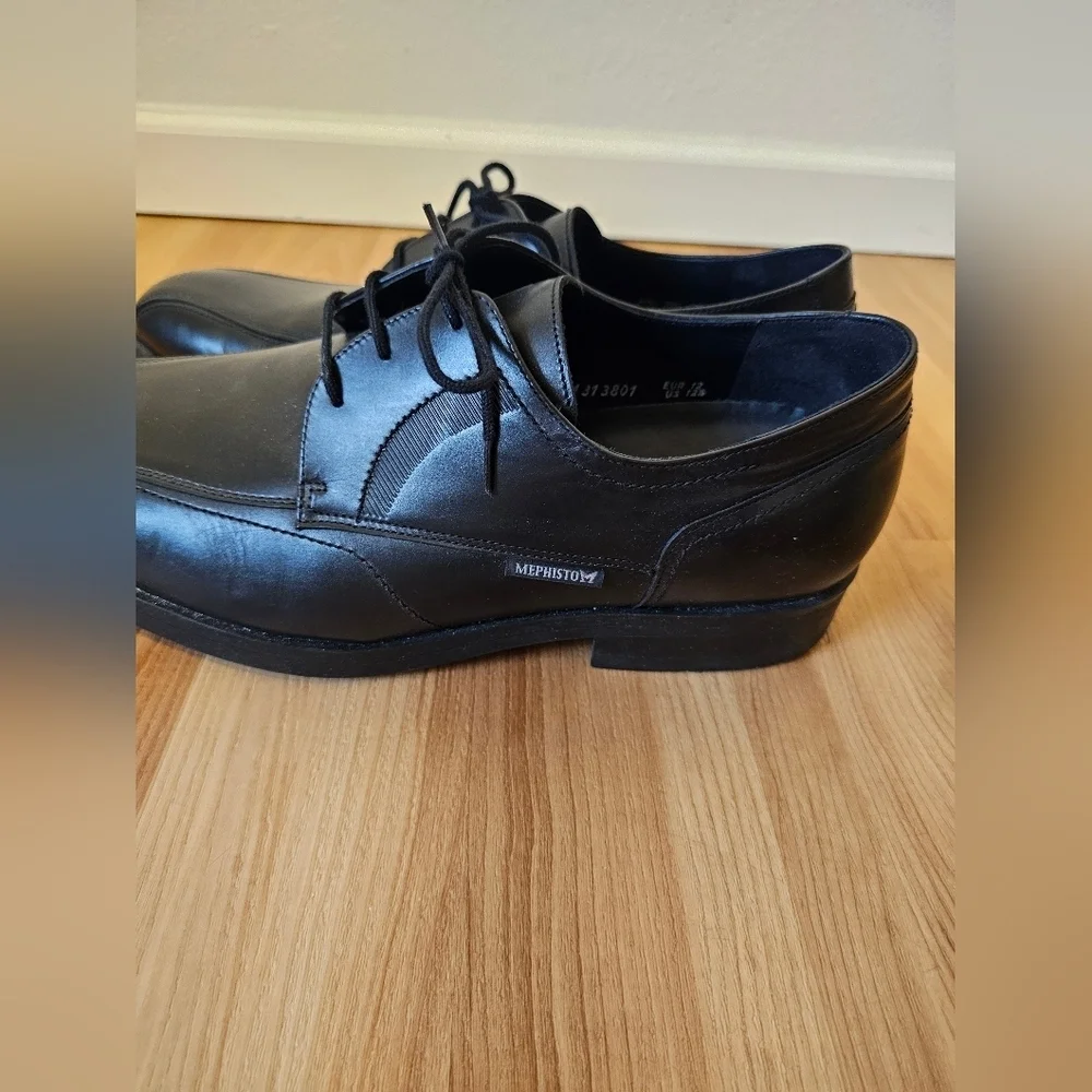Memphisto Saverio Carnaby Soft-Air Technology Men's Black Dress Shoes Size 12.5