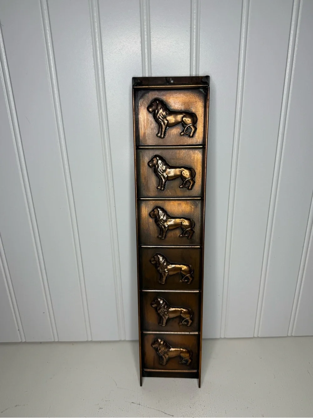 Antique Rowntree Mackintosh Copper Male Lions Chocolate / Candy Mold
