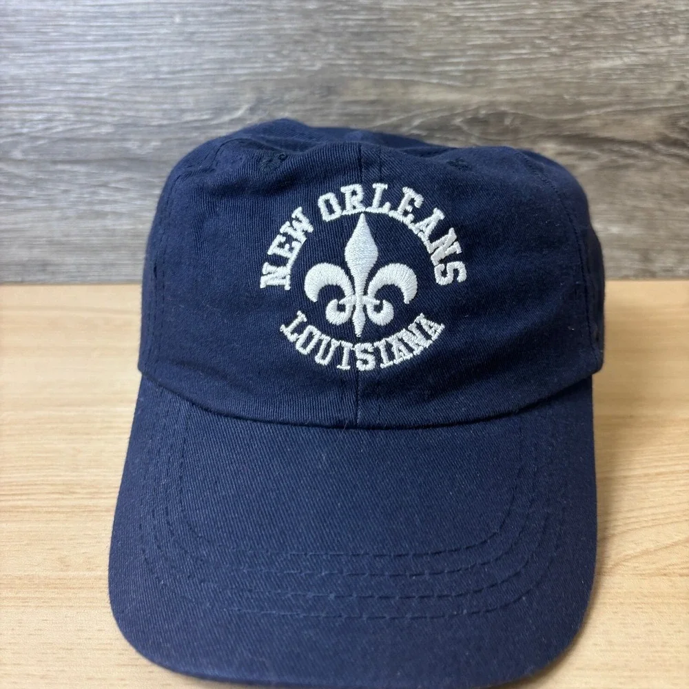 New Orleans Hat Cap Kids‎ Blue Navy Adjustable