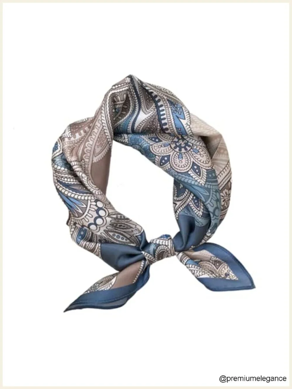 100% Mulberry Silk Square Scarf for Women - 21