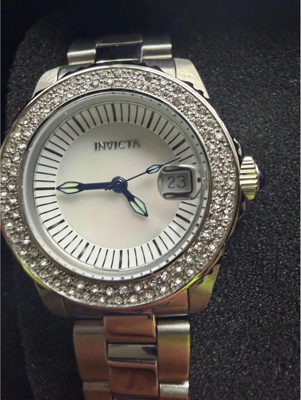 $279 INVICTA ANGEL SWISS RONDA WITH MOTHER OF PEARL DIAL 30mm