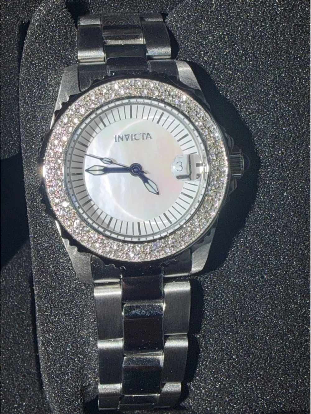 $279 INVICTA ANGEL SWISS RONDA WITH MOTHER OF PEARL DIAL 30mm