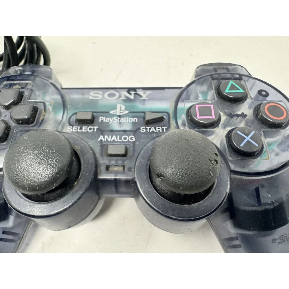 Playstation 2 PS2 OEM Sony Dualshock 2 Controller SCPH-10010 - Smoky Clear