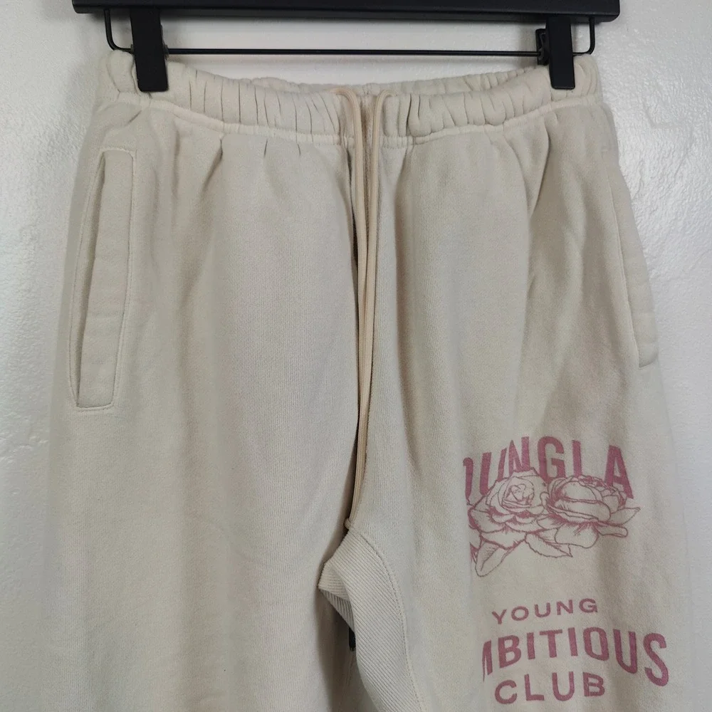 YoungLA sweatpants cream