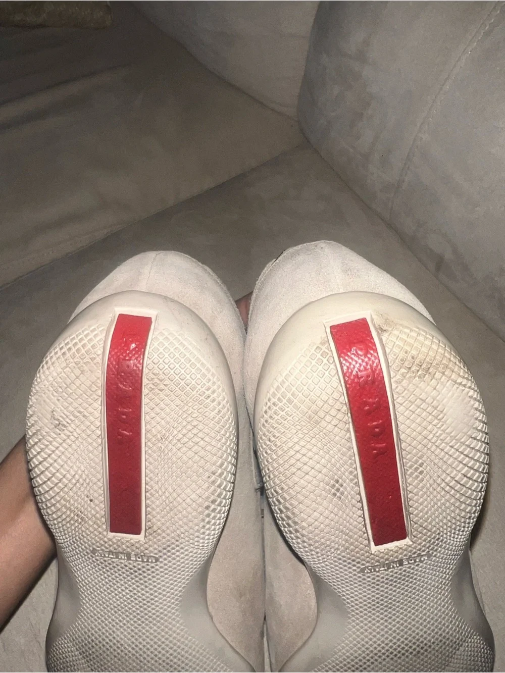 Prada red versatile pair