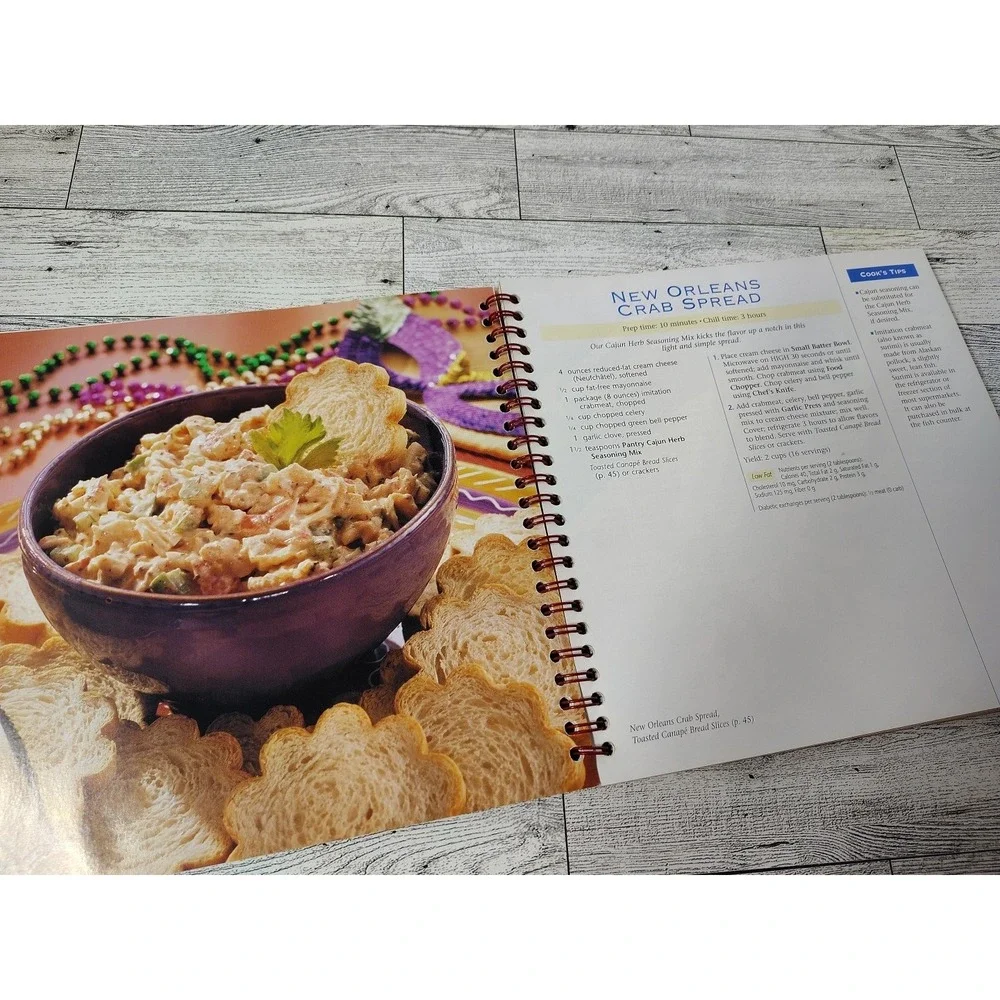 Pampered Chef All the Best 2003 Spiral Bound Cookbook Recipes Kitchen Party Retr