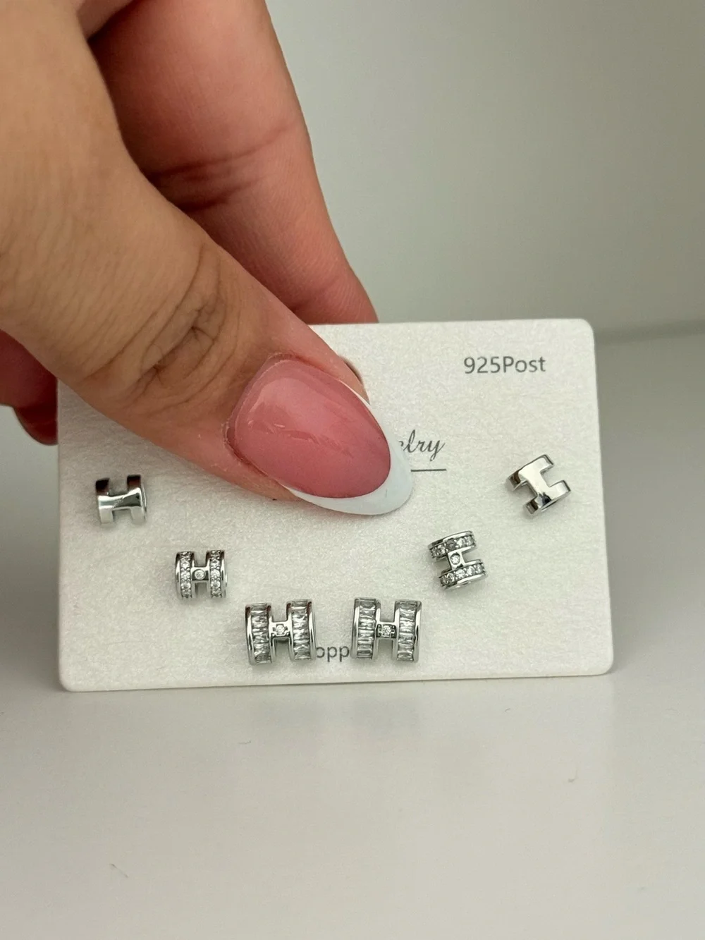 Sterling Silver Crystal Band Ring - Silver Sparkle