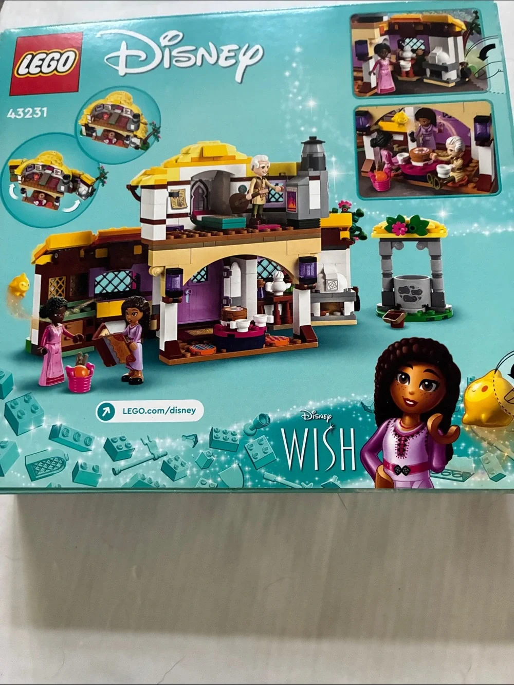 New in Box Asha’s Cottage Lego Set Ages 7 + 509 Pieces