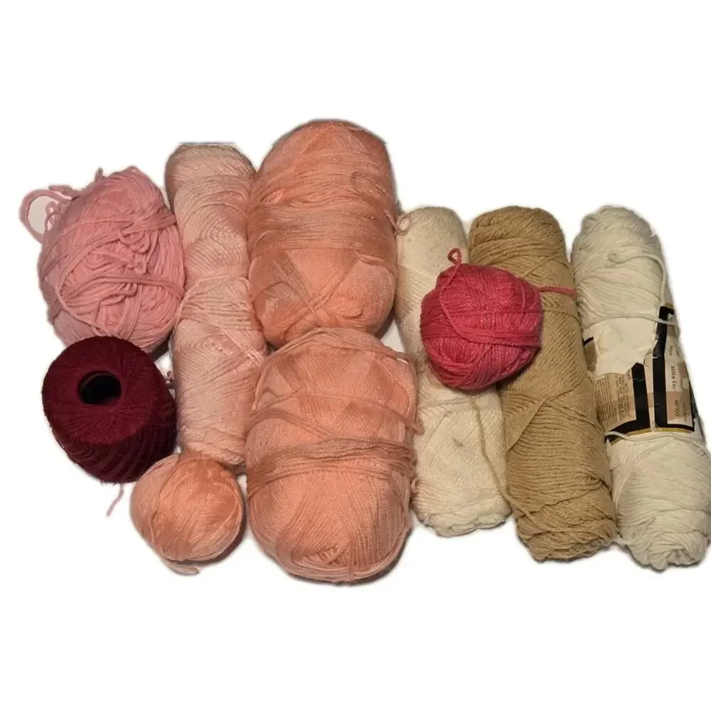 Mixed Bulk Lot of Yarn, Red Heart, Caron, Lion and More