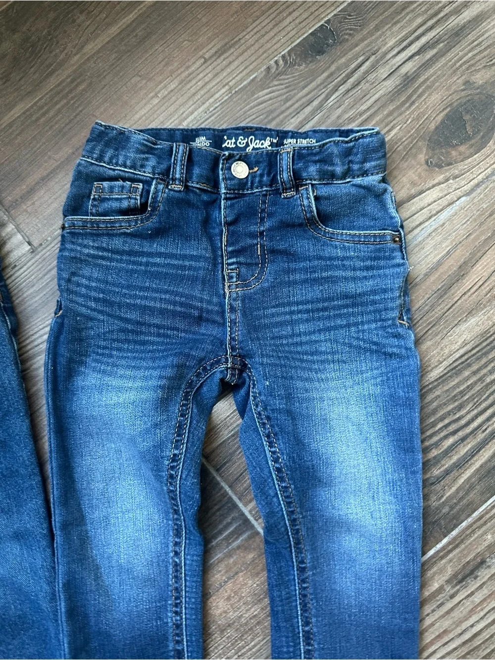 Old Navy Cat & Jack Blue Kids Denim Jeans 2 Pack Size 3t bundle Straight Leg
