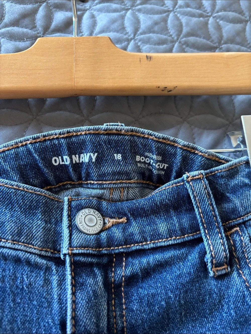 Old Navy girls boot-cut jeans
