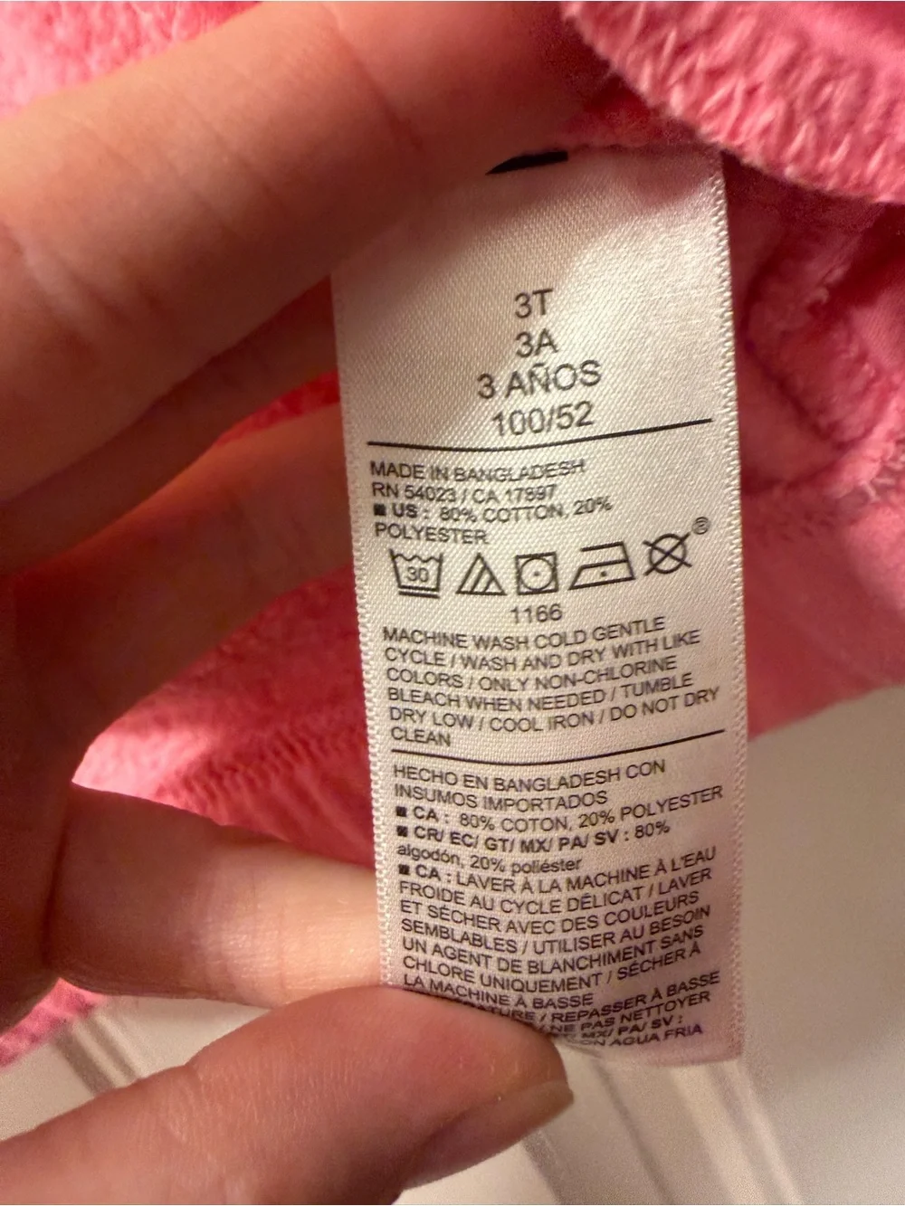 Old Navy Toddler Girls Pink Hooded Zip Fleece