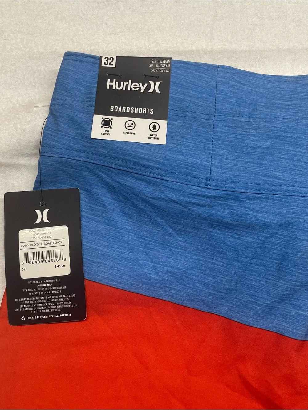 Hurley bold colorblock