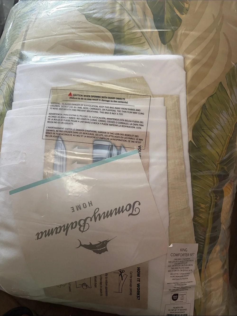 Tommy Bahama king comforter