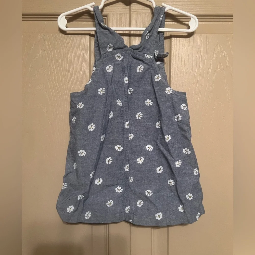 Carters blue straps pockets
