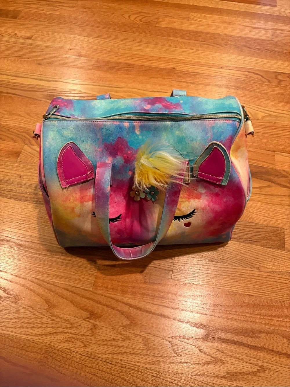 Kids Rainbow Unicorn Tote Bag