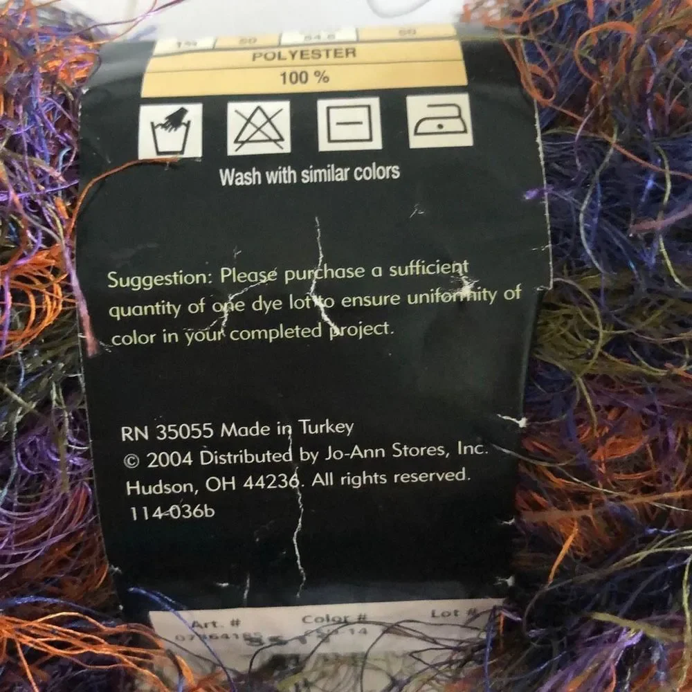 Sensations Cello eyelash yarn multi cello space yarn