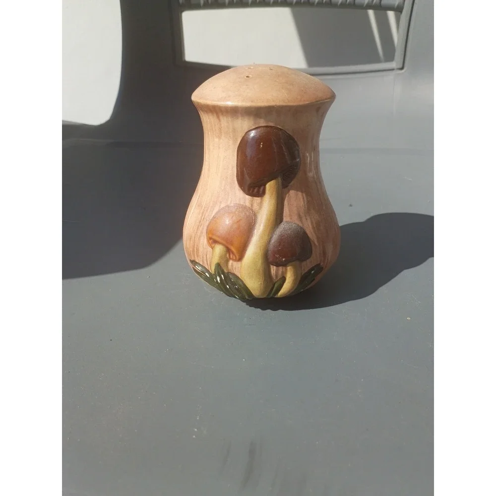 Arnels Mushroom Pepper Shaker Only Ceramic 1970 Mid Century Modern 5