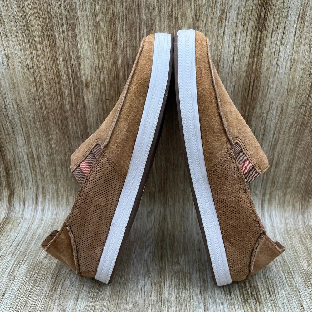 OluKai Pahono Slip On Men's Size 11 Brown Suede Perforated Loafers 10217-ARKH