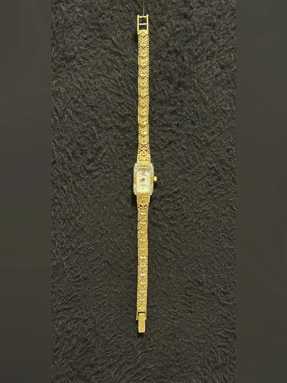Michael Anthony Watch Womens 14k Yellow Gold Diamond Mother Of Pearl Dial 7.25