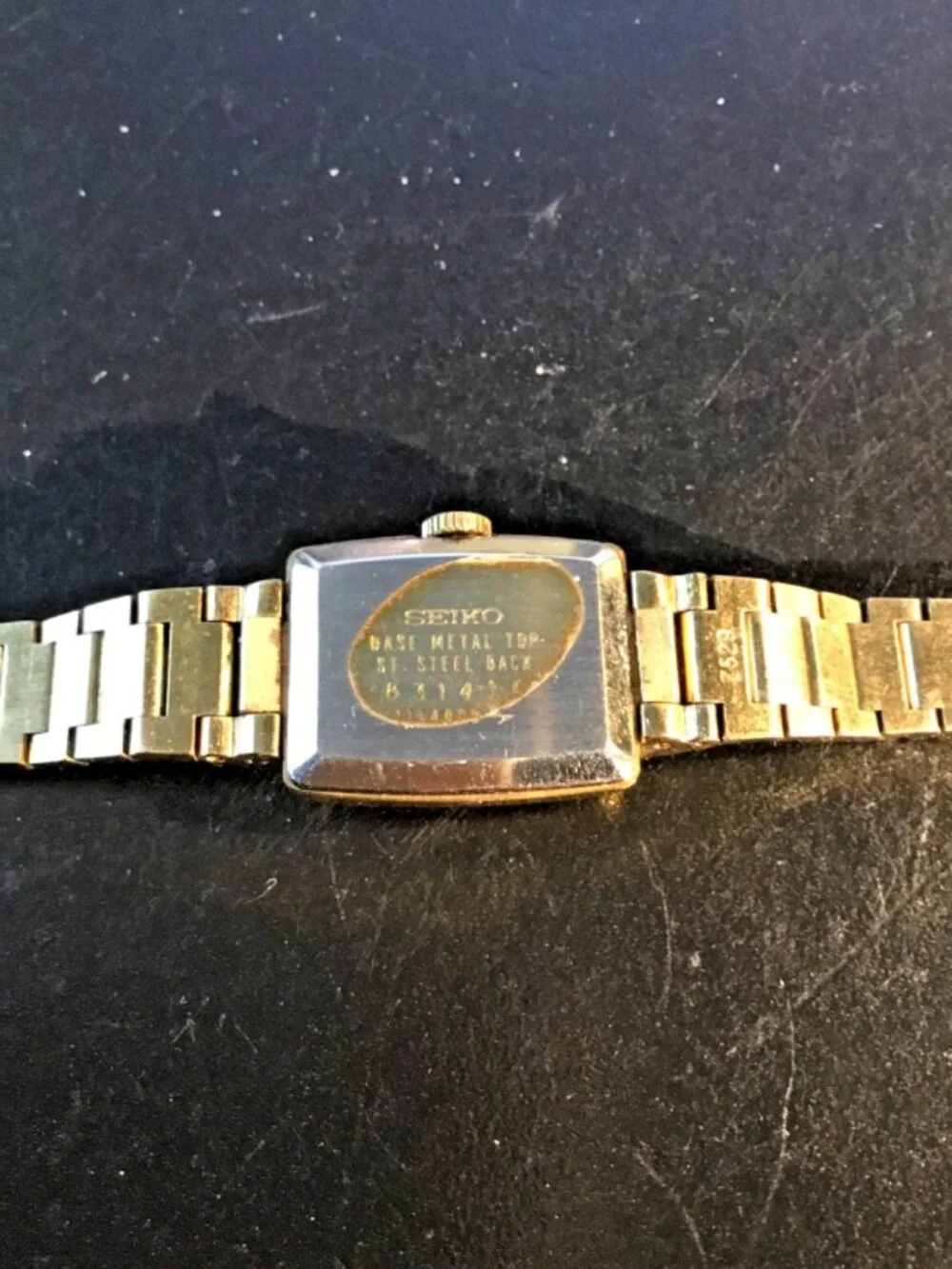 Vintage 1978 Seiko 11-4809 Ladies Manual Wind Gold Tone Mechanical Watch Runs