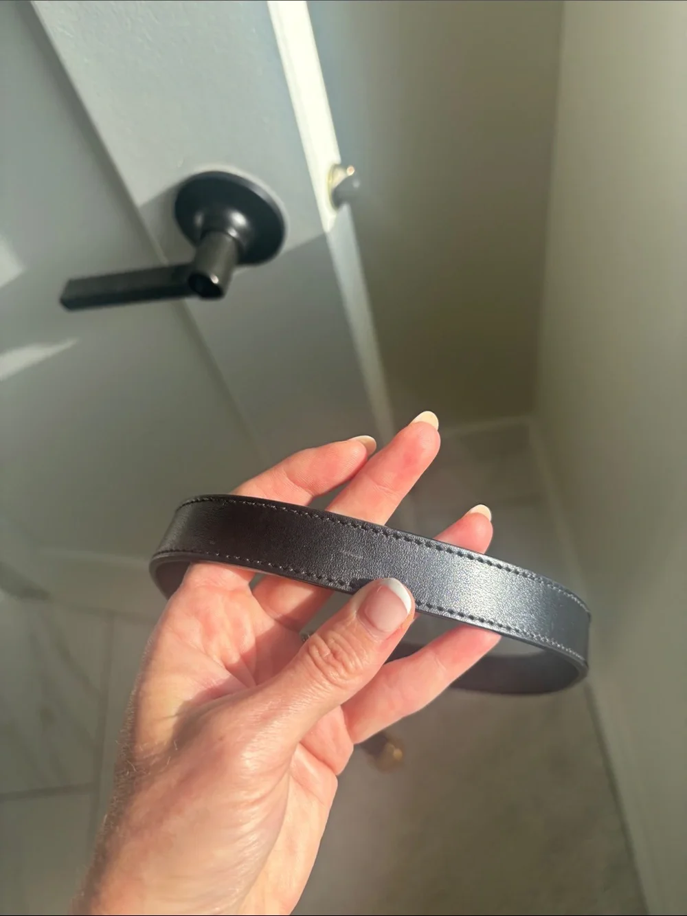 Gucci Black Leather Belt with Gold Double G Buckle