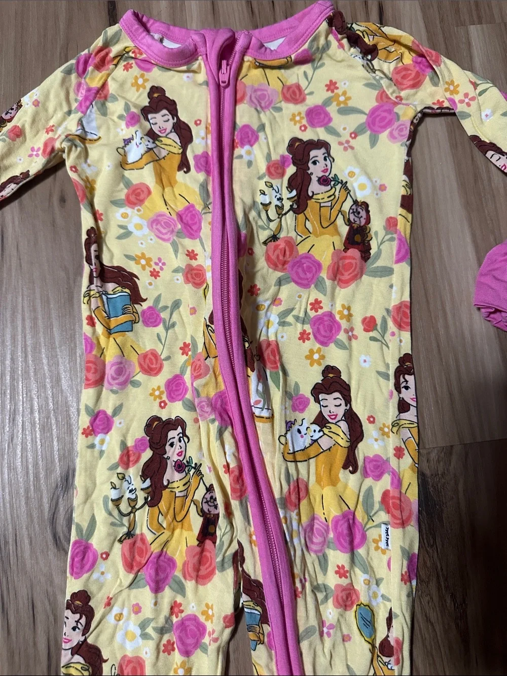 6-12 Month Little Sleepies Belle Bodysuit Dress Zippy and Bow