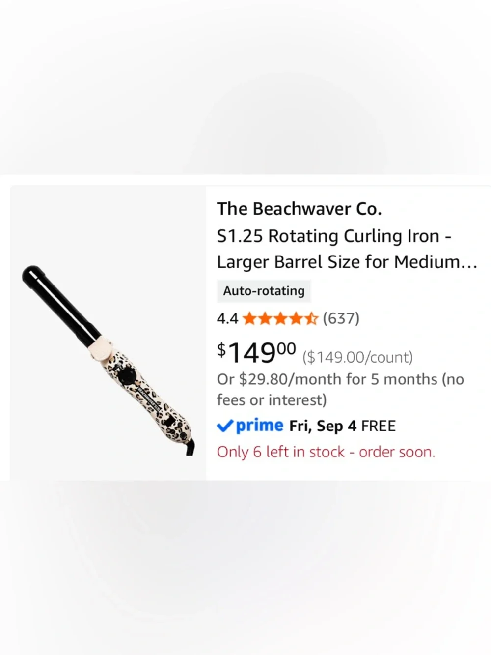 The Beachwaver Co. works perfectly