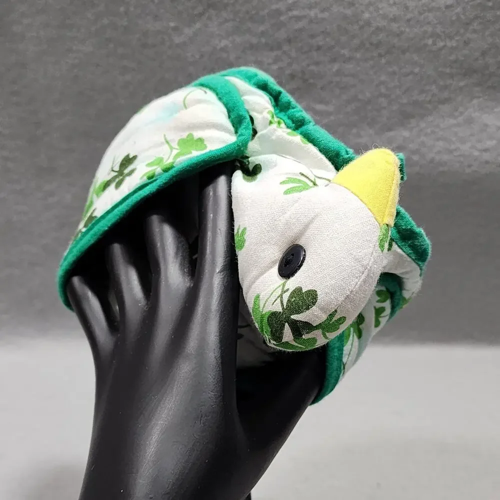 Handmade sewn shamrock