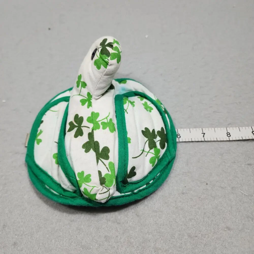 Handmade sewn shamrock