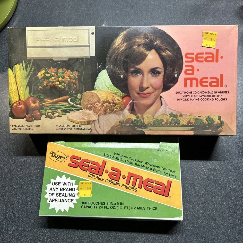 Vintage Seal-a-Meal Food Sealer w/ Box & Manual Kmart Corp Retro Kitchen