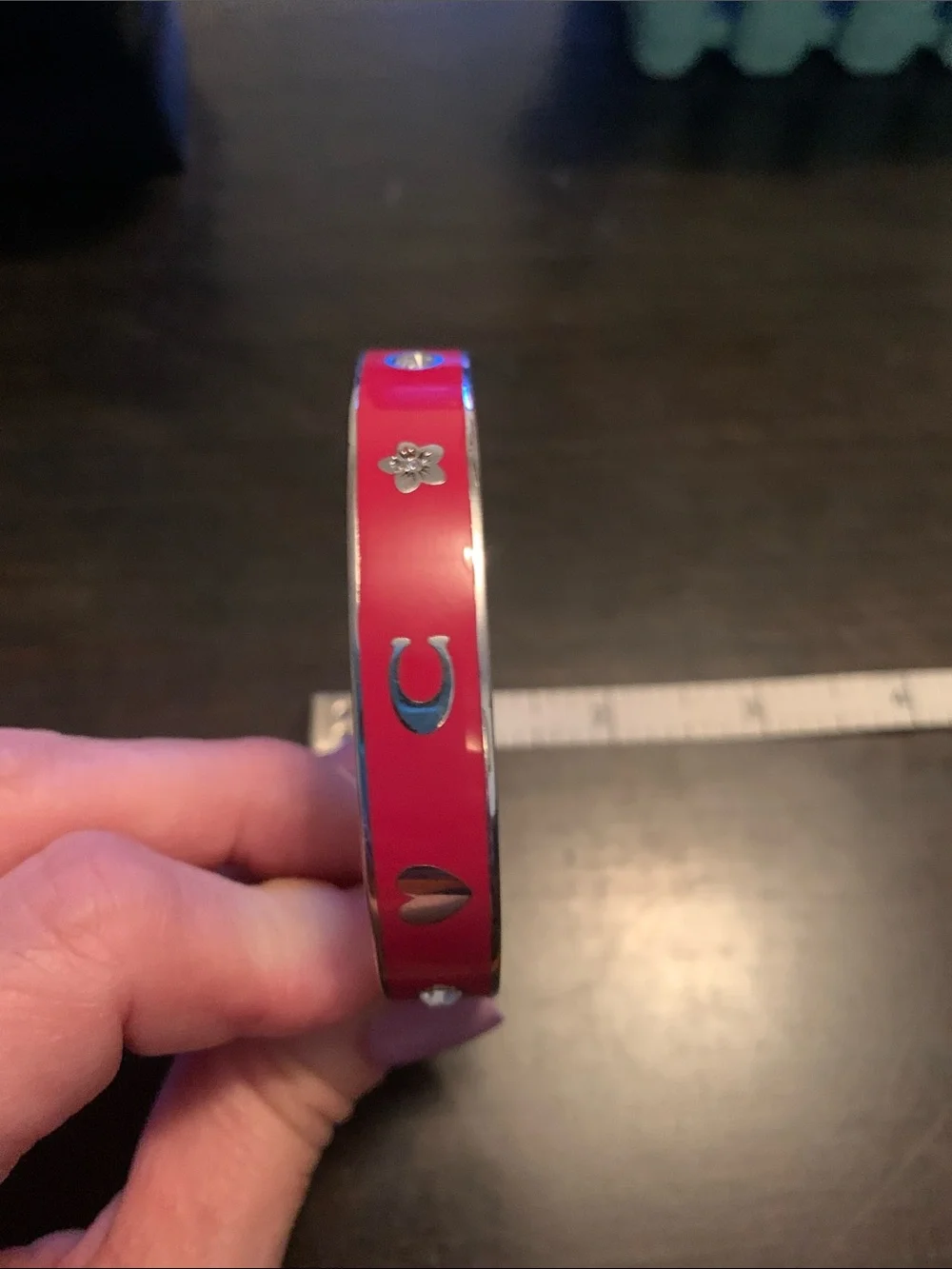 Coach bracelet silver