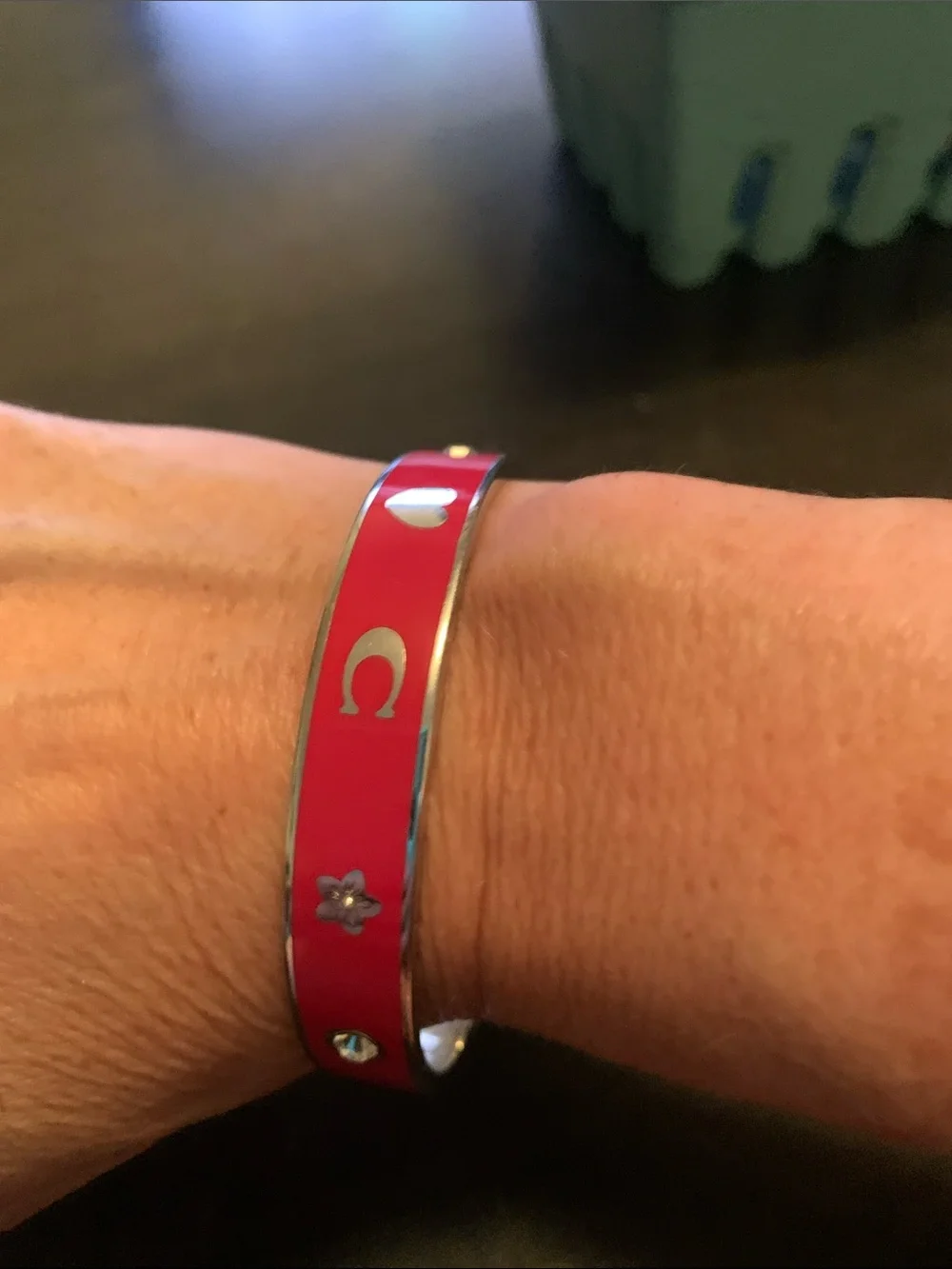 Coach bracelet silver