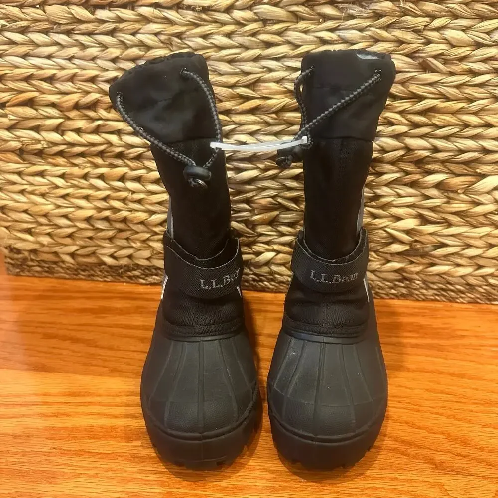 Black L.L. Bean Waterproof Snow Boots sz 13 LL Bean Northwoods Boots