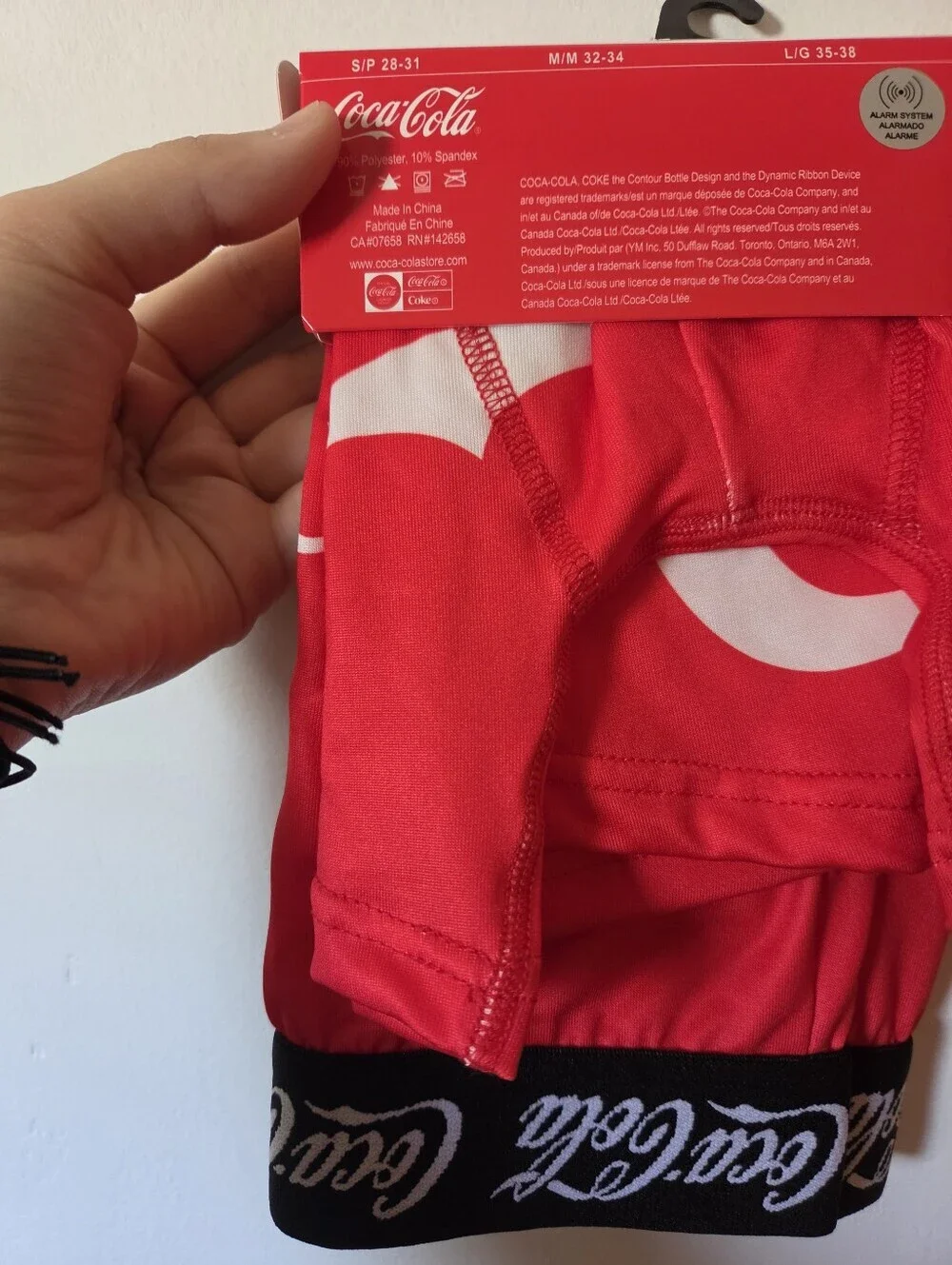 Coca-Cola Red Boxer Briefs with Black Waistband
