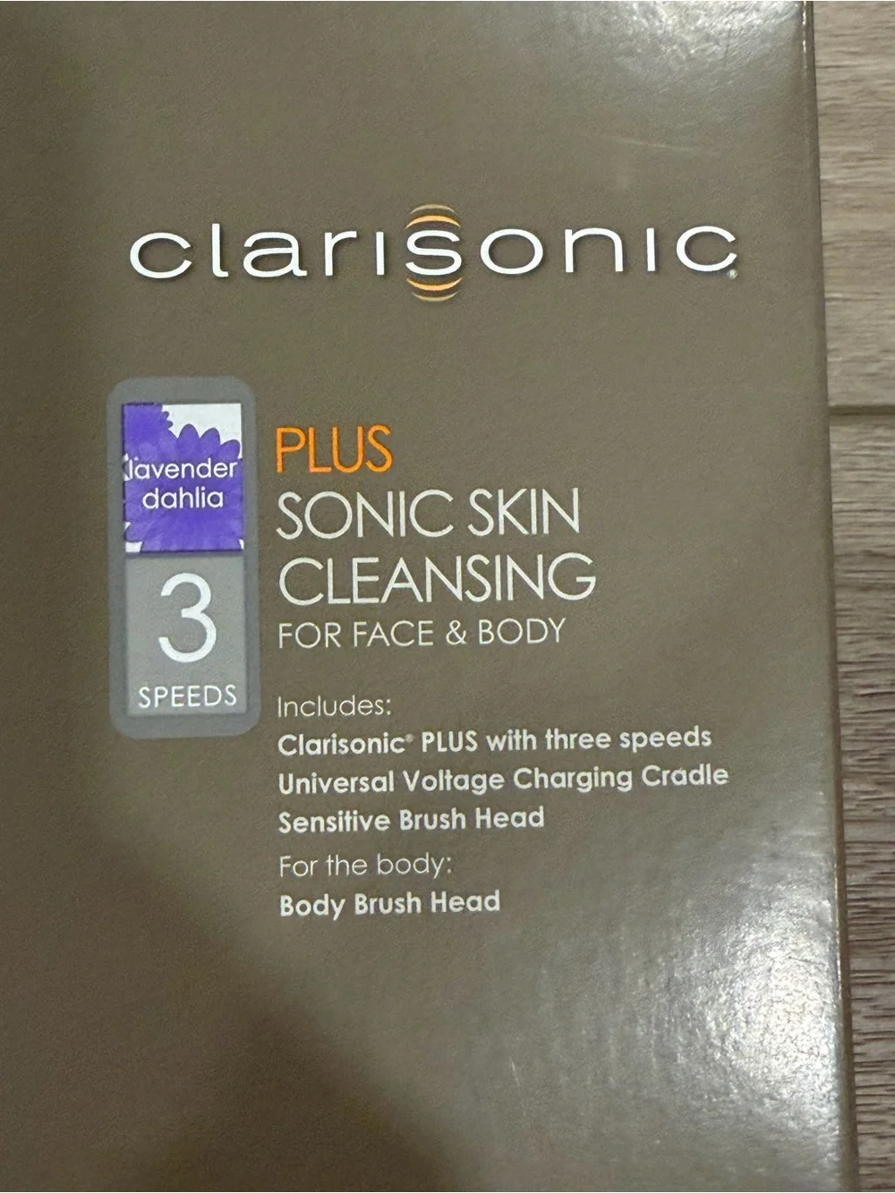 Clarisonic plus sonic