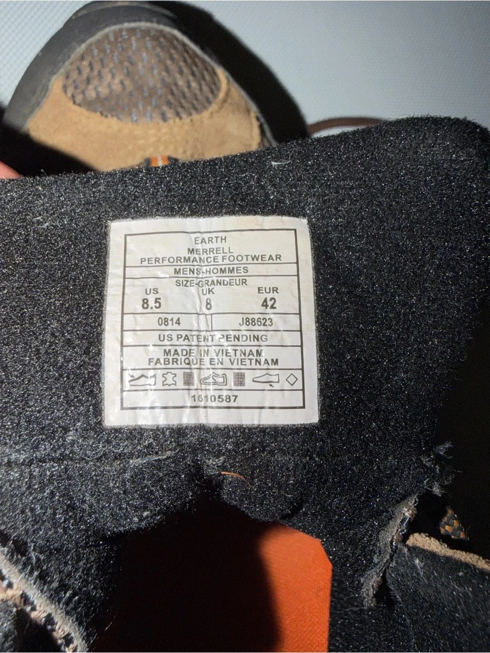 Merrell breathable suede secure