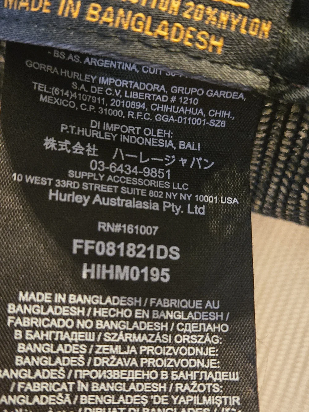 Hurley excellent you