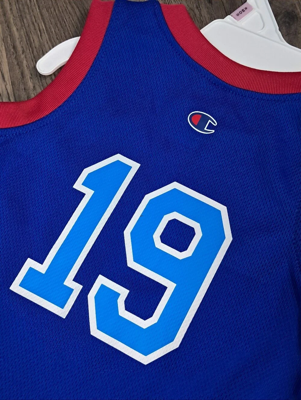 Champion blue jersey