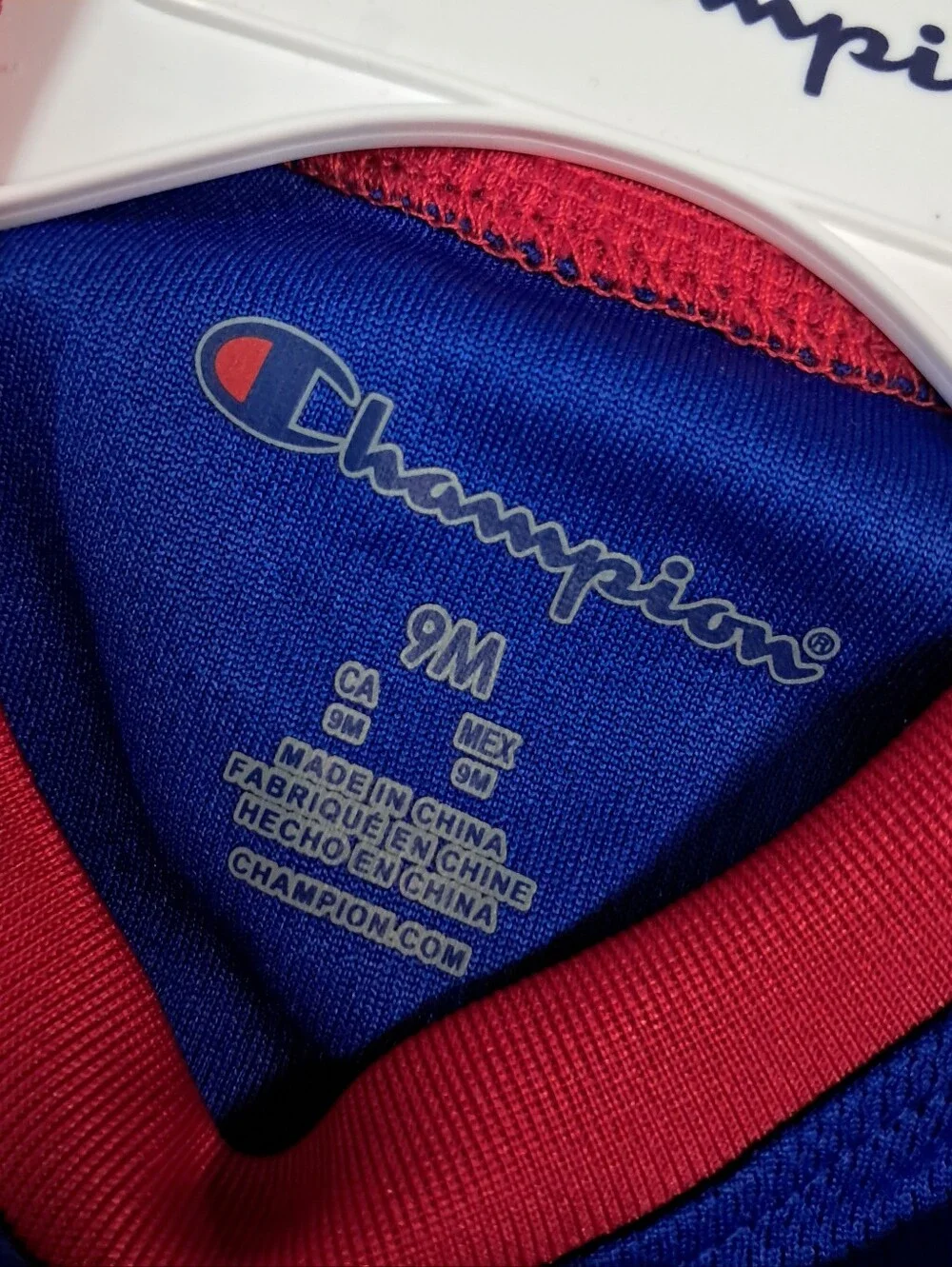 Champion blue jersey