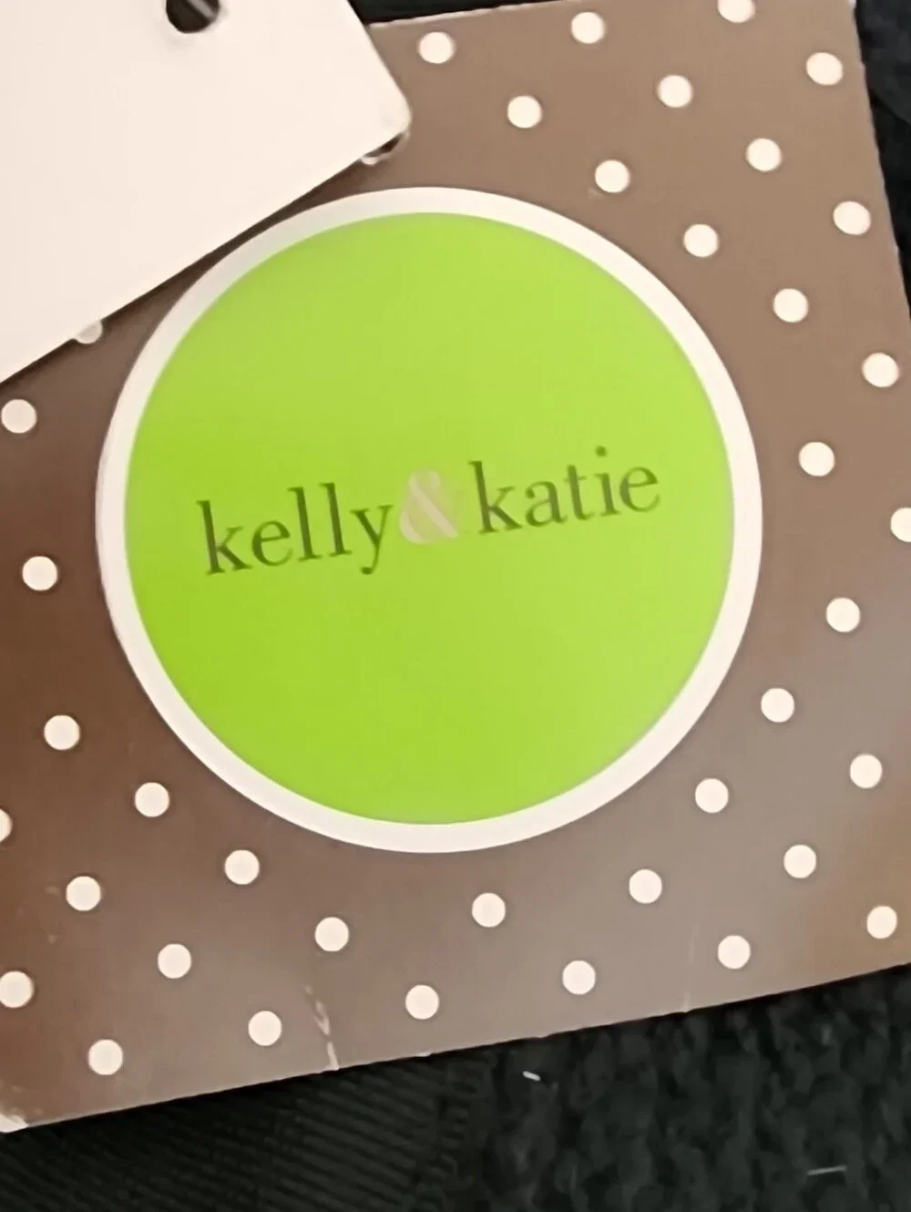 KELLY & KATIE Black Cotton Bucket Hat Ribbon Accent One Size NWT