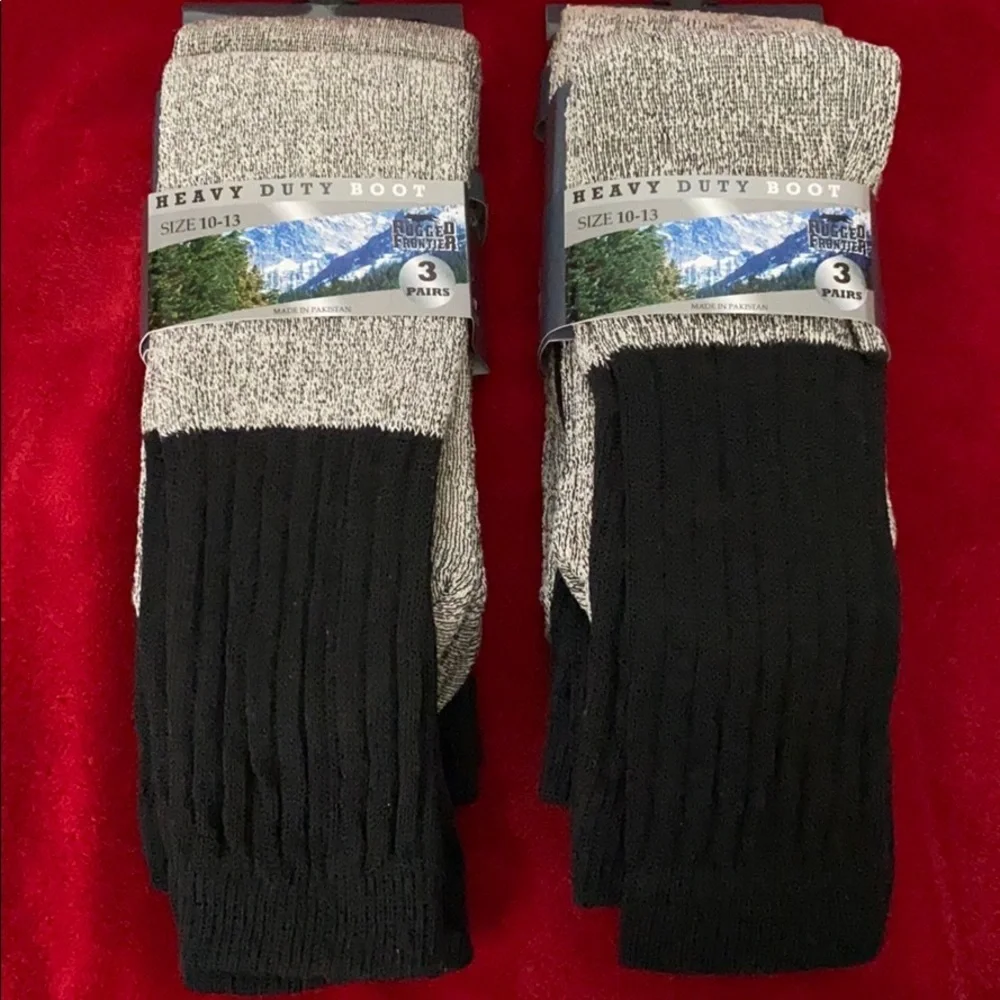 Heavy Duty Boot thermal socks size 10-13