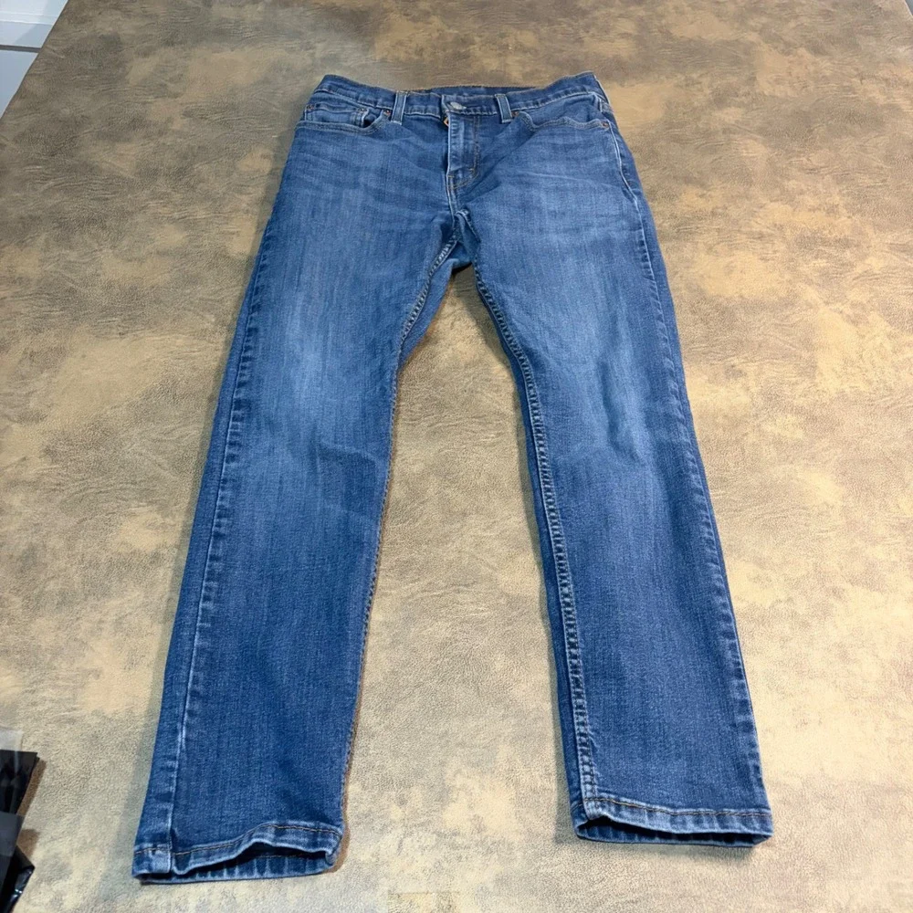 Levi 512 Slim Taper Jeans Mens 30x30 Blue Medium Wash Denim 1285