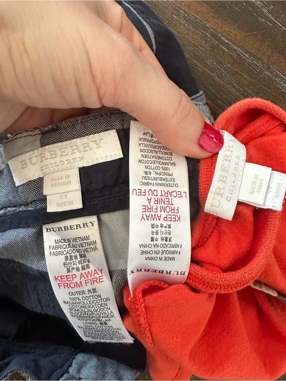 Burberry authentic boys