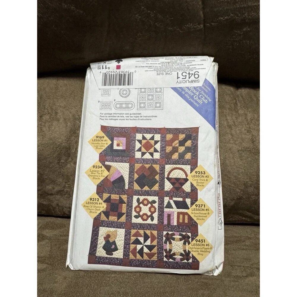 Simplicity lot sewing