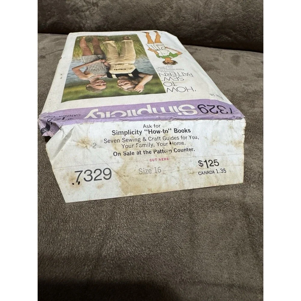 Simplicity sewing pattern