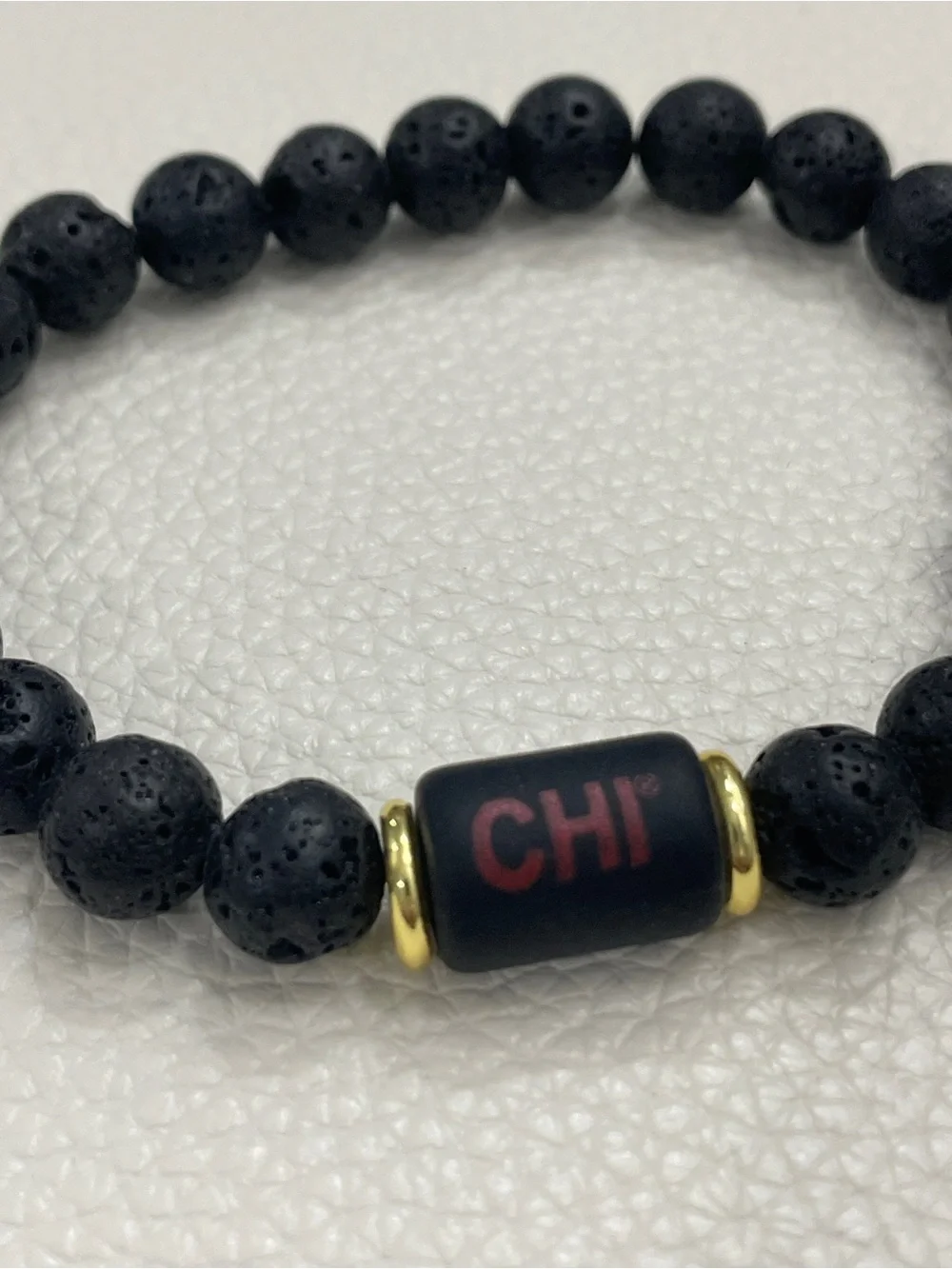 Chi black stretch bracelet