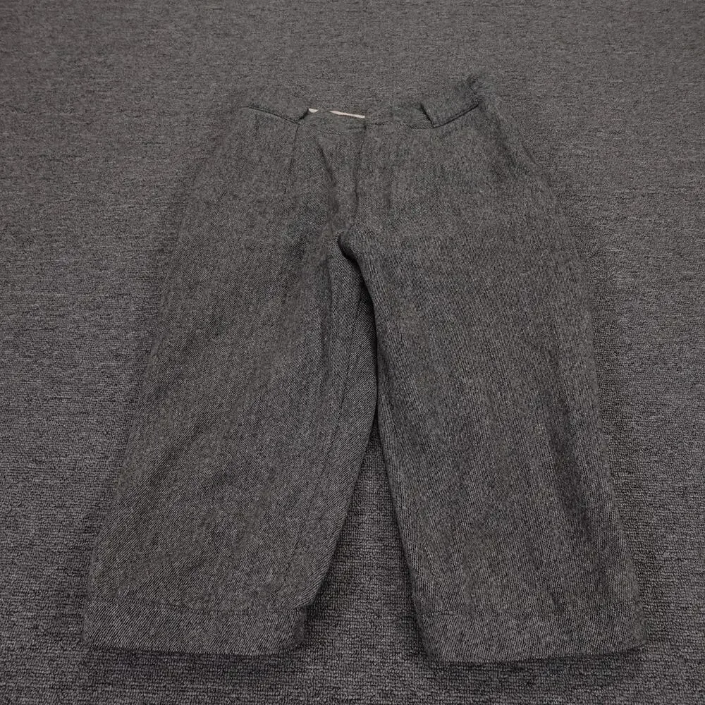 Vintage Woolrich Pants Mens 28x26 Gray Wool Nylon Tweed Knickers 80s 90s