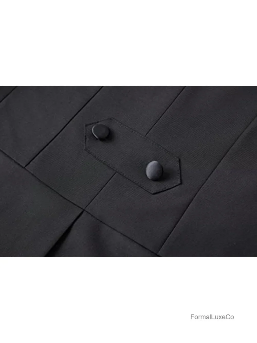 3-Piece Slim Fit Men's Tuxedo Suit Set with Waistcoat